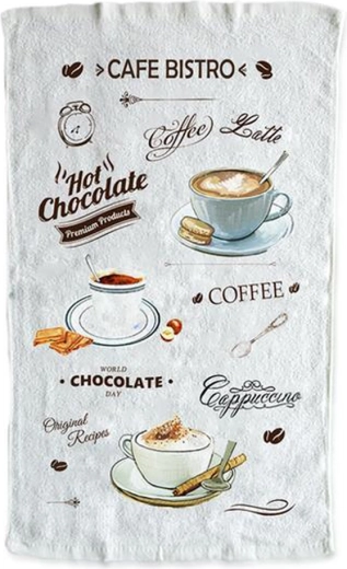 Utěrka Cafe Bistro 38 × 63 cm