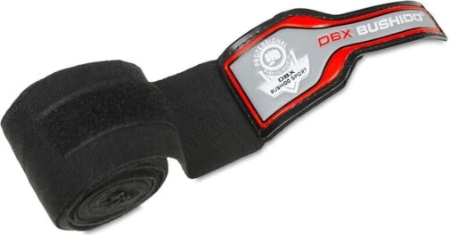 Boxerské bandáže DBX BUSHIDO Pro – černé, 4 m