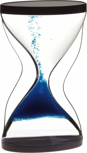 TFA CONTRA přesýpací hodiny s fyzikálním efektem, černé/modré