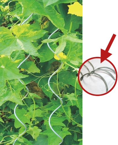 Hliníková spirálová opěrná tyč 150 cm, průměr 10 mm