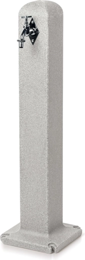 Zahradní sloupek s kohoutkem v chladně šedém granitu