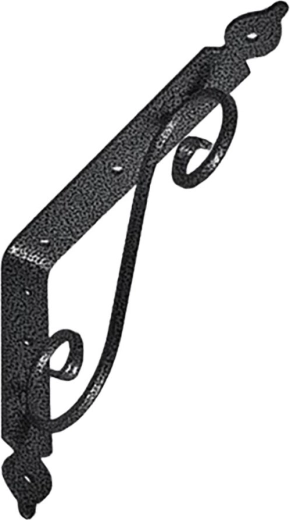 Konzolová podpěra na police 240 × 190 mm, černá