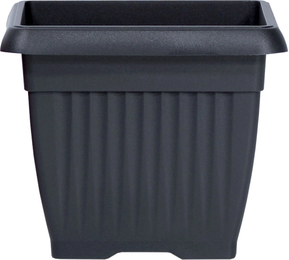 Květináč Terra hranatý 30 cm antracit