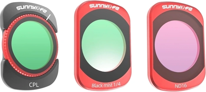 Sada filtrů Sunnylife pro Osmo Pocket 4/3 (CPL, ND16, Black Mist 1/4)