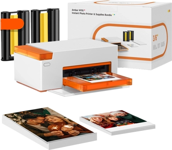 Liene Amber M110 přenosná fototiskárna 10 × 15 cm se sadou papírů