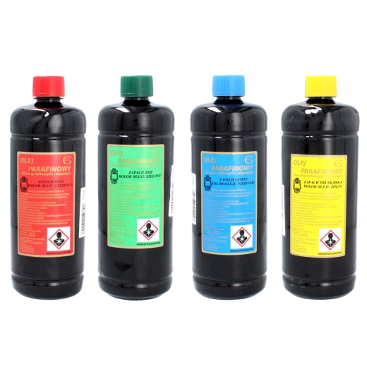 Parafínový olej do lamp 1 l – mix barev a vůní