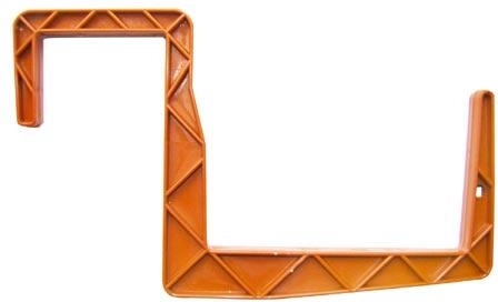 Plastový držák truhlíku s profilem, závěsný 11 × 12 cm