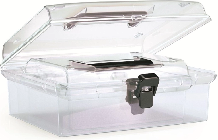 Plastové organizéry NUF set 2v1, černé, 245 × 214 × 100 mm