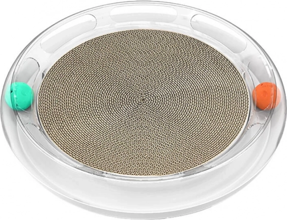 Kruhové kočičí škrabadlo PETKIT s míčky a dráhou