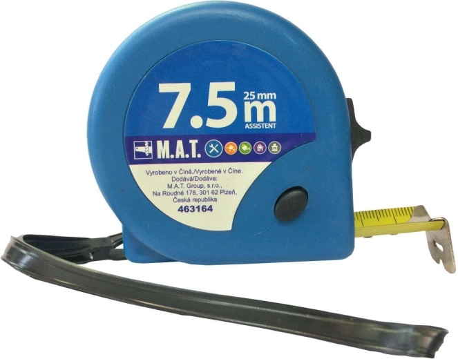 Stáčecí metr 7,5 m × 25 mm ASSISTENT