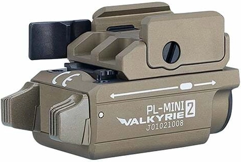 Taktické světlo na pistoli Olight PL-Mini 2 Valkyrie, 600 lm, pískové