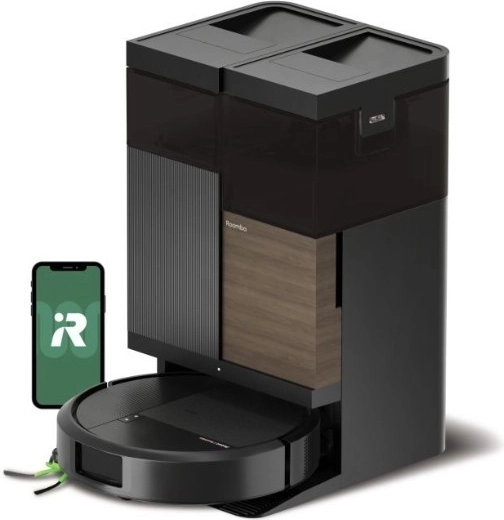 Robotický vysavač iRobot Roomba Plus 575 Combo se stanicí AutoWash, černý