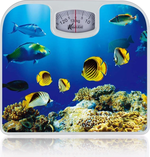 Osobní mechanická váha s motivem podmořského světa 130 kg