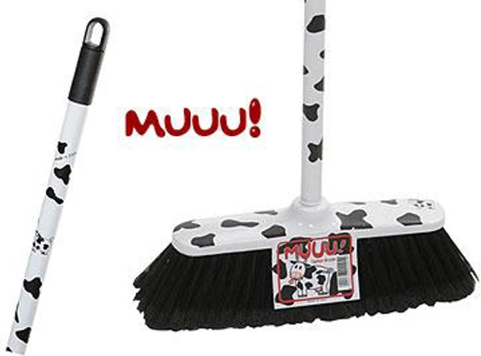 Smeták s plastovou násadou 120 cm – vzor Kráva