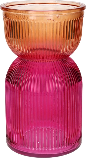 Váza Same Duo broskvově růžová 12 × 21 cm