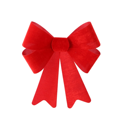 Vánoční kokarda červená 36 × 51 cm