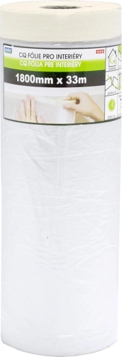 Krycí interiérová páska se zakrývací fólií 180 cm × 33 m