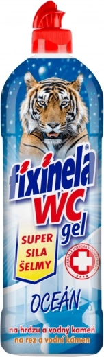 Fixinela WC gel Oceán proti rzi a vodnímu kameni 750 ml