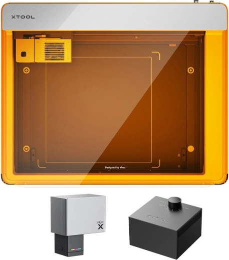 Laserová gravírka a řezačka XTOOL M1 Ultra 20 W 4 v 1 – sada Deluxe