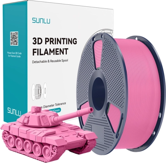 Sunlu PLA+ high-speed filament růžový