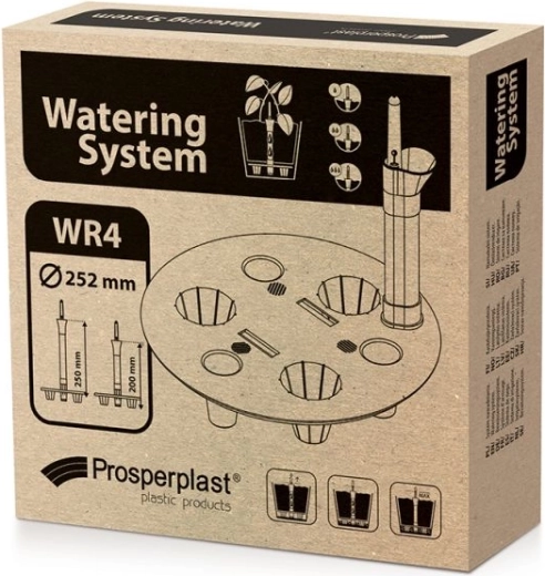 Zavlažovací systém pro kulaté květináče 30 cm s ukazatelem hladiny