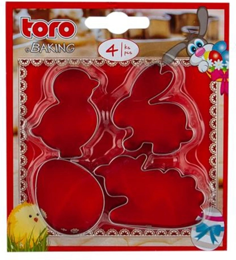 Sada velikonočních vykrajovátek – ovce, kuře, králík a vejce (4 ks)