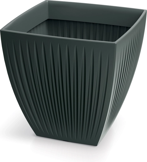 Květináč Latia Square Midl 48 × 48 × 48 cm antracit
