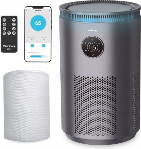 Odpařovací zvlhčovač vzduchu WEBBER COMO s antibakteriálním filtrem