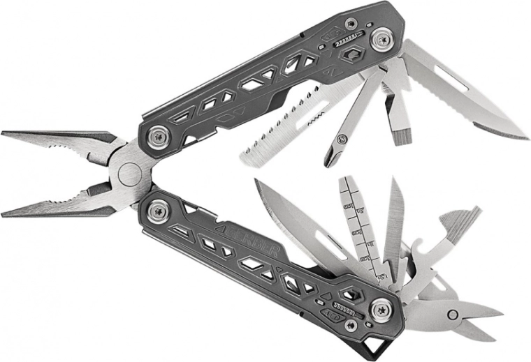 Multitool GERBER Truss, nerez, 17 funkcí s pouzdrem