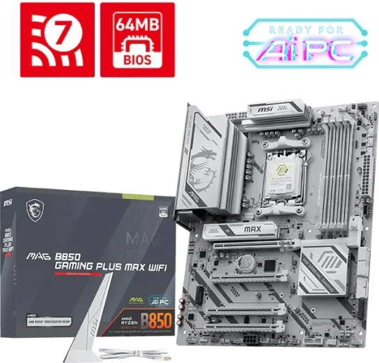 Základní deska MSI MAG B850 Gaming Plus Max WiFi