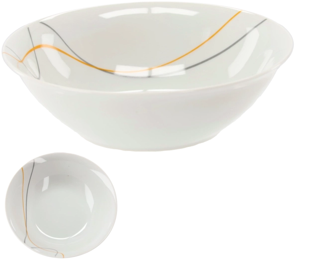 Porcelánová kulatá salátová miska 18 cm