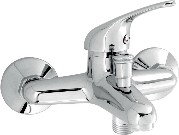 Nástěnná vanová baterie TITANIA IRIS, rozteč 150 mm, chrom