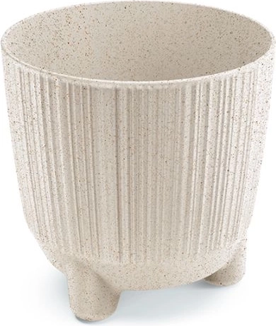 Květináč Ryfo N Eco Wood 12,6 bílý