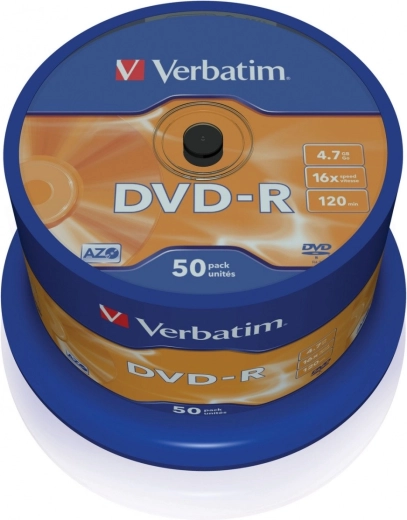 Verbatim DVD-R Matt Silver 4,7 GB 16× - 50 ks