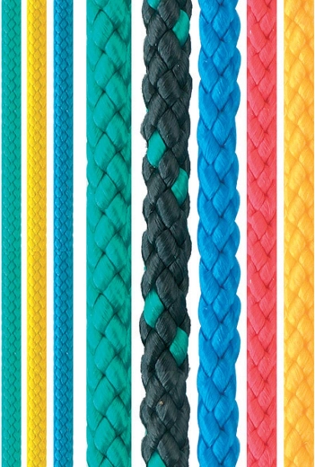 Pletená polypropylenová šňůra s jádrem 6 mm, 100 m