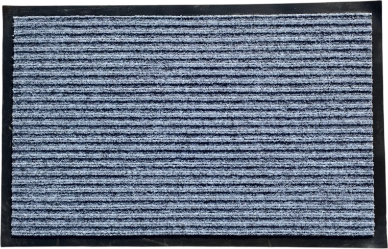 Textilní vstupní rohožka šedá 43 × 68 cm