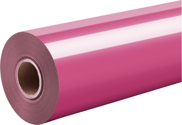HTVRONT Pure termotransferová fólie 30,5 cm × 1,8 m růžová
