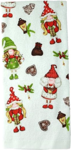 Kuchyňská utěrka Elfíci 38 × 63 cm