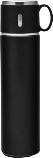 Altom Design termos s víčkem ve tvaru hrnku 580 ml černý