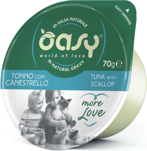Oasy More Love tuňák s mušlemi kelímek 70 g