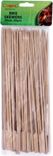 Bambusové špikovací jehly 28 cm, 50 ks