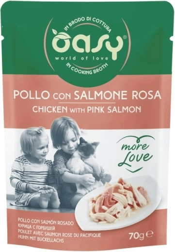 Oasy kapsička kuře s lososem 70 g