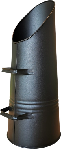 kovový uhlák velký – černý 15 l