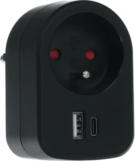 RETLUX zásuvkový adaptér se 2 USB porty