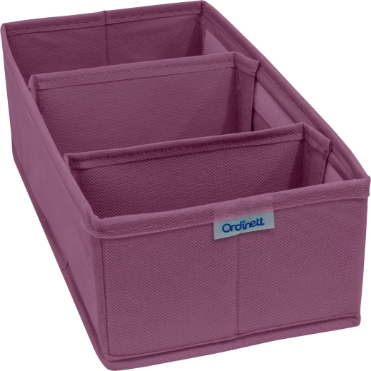 Textilní organizer do zásuvky BLOSSOM, 30,5 × 15,5 × 10 cm, růžový