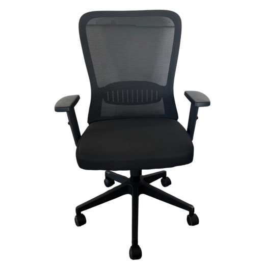 Ergonomická kancelářská židle DIANO, síťovina, výškově nastavitelná s područkami