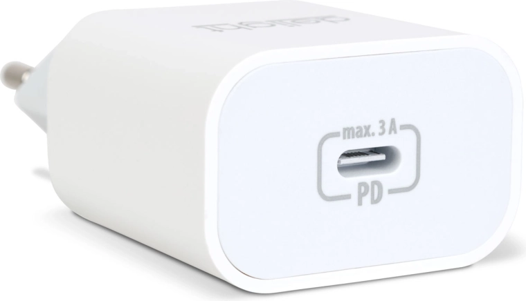 Síťový adaptér USB-C s rychlým nabíjením PD 20 W bílý
