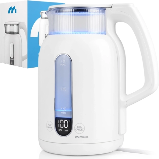 MalTec elektrická konvice s regulací teploty 1,5 l