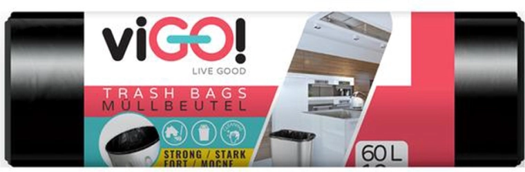 Pytle na odpadky 60 l VIGO DeLuxe, 10 ks
