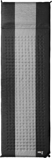 Samonafukovací karimatka NILS Camp, šedá